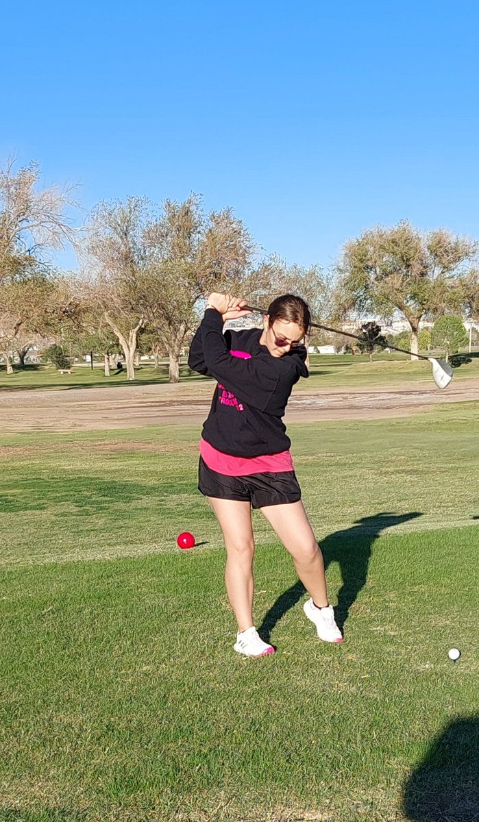 P_Bralich's tweet photo. Enjoying some beautiful days at Ascarate Golf Course witht the hard-working @Ysleta_YWLA HS golf team. These ladies are getting it done each and every day! #YWLA #GirlsGotDrive #TeeUp
@YISDAthletics1 @ywprep @MalindaVillalo2 @RogelioAlaVi8a @lponce16 @Magness915 @NationalHSGolf https://t.co/Dg6BN950xs