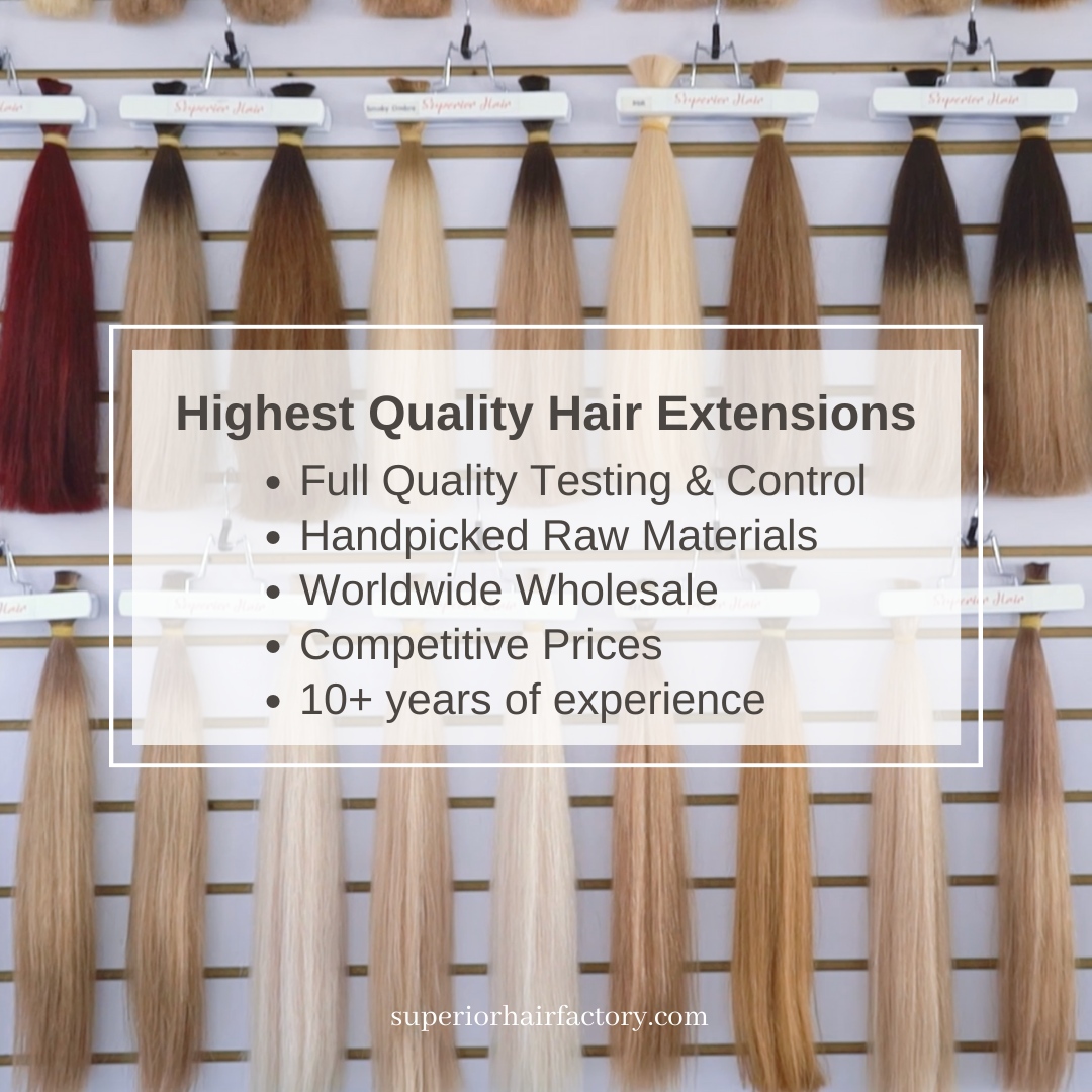 Salon owners, we know you need dependable, high-quality hair extensions for your clients. We offer the perfect solution tailored to your needs. DM us today for more information!

#SalonSolutions #HairExtensions #hairvendor #hairmanufacturer #hairsuppliers #china #hairbusiness