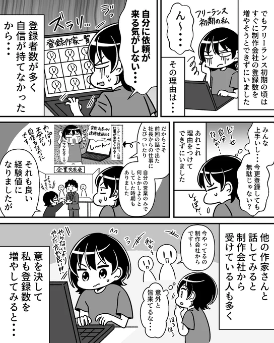 広告漫画フリーランス体験記 第2話 (5/6)#漫画が読めるハッシュタグ