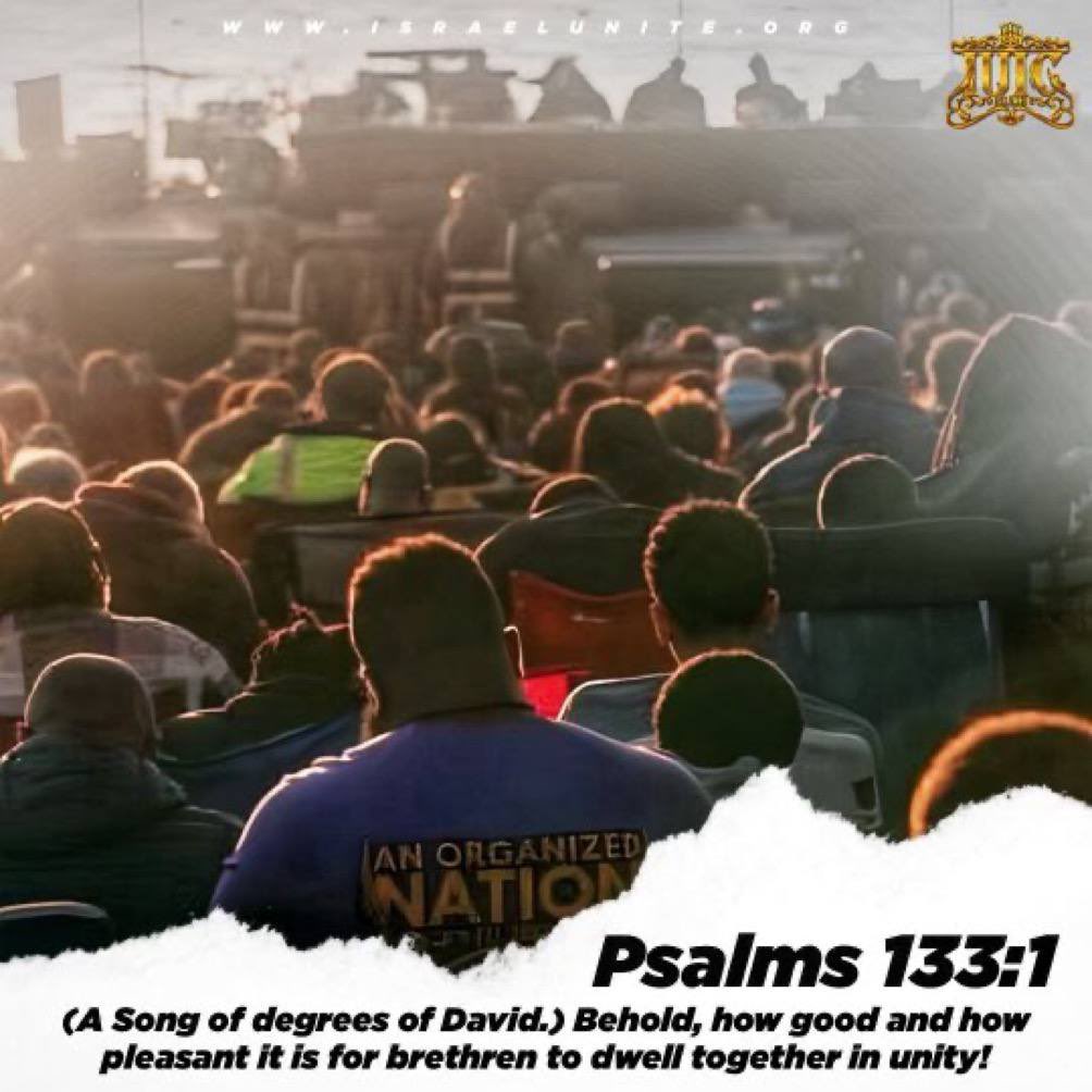 #Psalms 133:1 (A Song of degrees of David.) Behold, how good and how pleasant it is for brethren to dwell together in unity!
……………………………….
Visit our website here 💻👨🏾‍💻🖥
🔴 solo.to/unitedinchrist

 #DailyBread #BibleVisuals #Bible #Scriptures #IUIC #Israelites