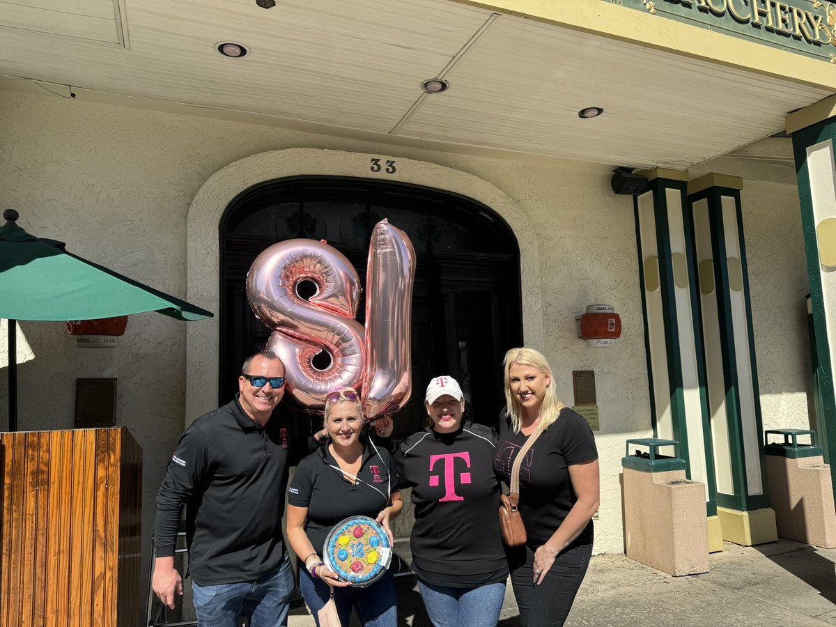 Celebrating the big 18! Magentaversary with Jenny and of course we added a few store visits!