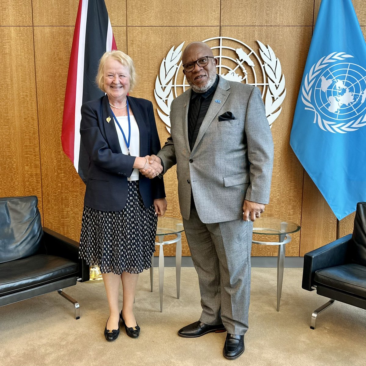 Fruitful discussion today with Ms. Jan Beagle, Director-General of the International Development Law Organization. I support and commend @IDLO’s contribution to promoting the #RuleofLaw to advance peace and achieve the SDGs.