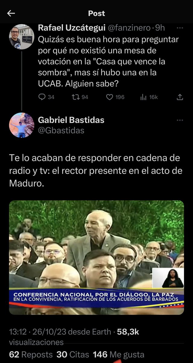 Se conecta sentido de libertad y democracia de #PrimariasVenezuela2023 con acontecer pre-electoral de #Universidad_de_Carabobo..?

#Preguntas_Lógicas
1) Por qué no hubo mesas de votación en la #UC?
2) Por qué autoridad y su Equipo no visibilizaron su sentir?

#No_Al_Continuismo