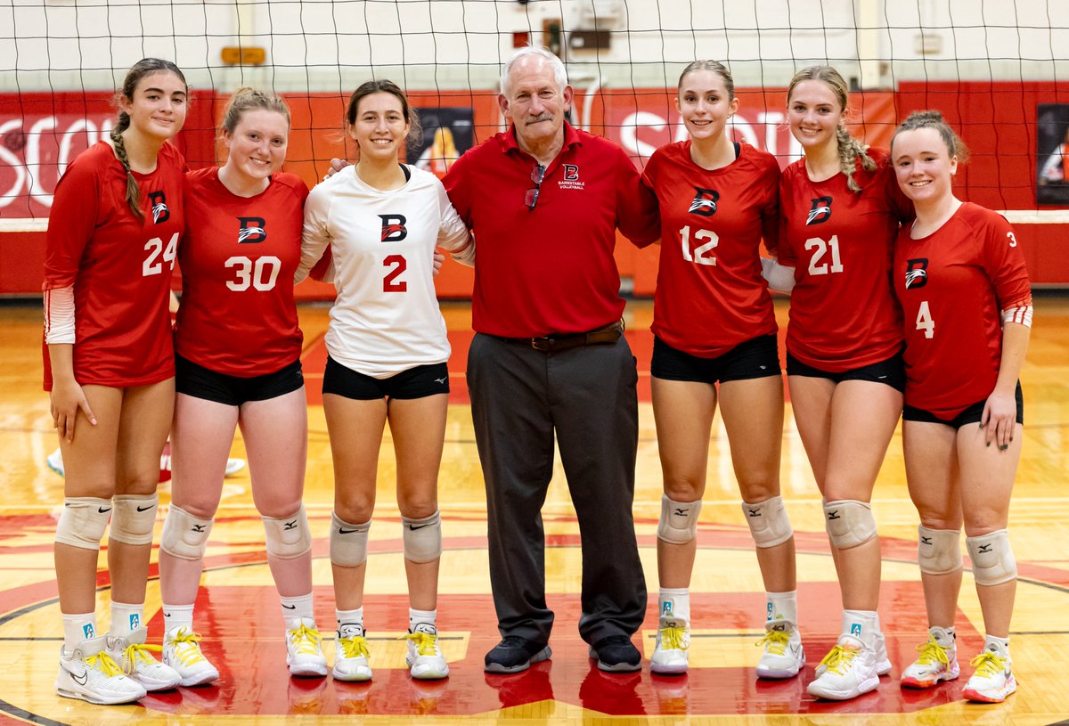 Barnstable 3
North Quincy 0
25-23, 25-17, 25-14
On Senior Night the Seniors shined
Charlotte Sullivan 14 kills/3 digs
Molly Fredo 7 Kills and 8 digs
Logan Hurwitz 10 digs
Sadie Wellbeloved 36 assists 2 aces
Ashley Walantis &amp; Scout Johnson 4 Digs each

Barnstable reg season: 17-3