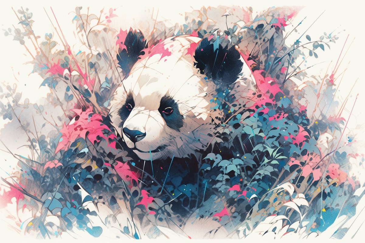 ToomooIArt's tweet image. Today is International Panda Day! Let&apos;s celebrate these adorable giant bears who have become a symbol of wildlife conservation.
let&apos;s support conservation efforts aimed at protecting giant pandas and ensuring a safer future for them. 
#PandaDay #biodiversity #art #aiartcommunity