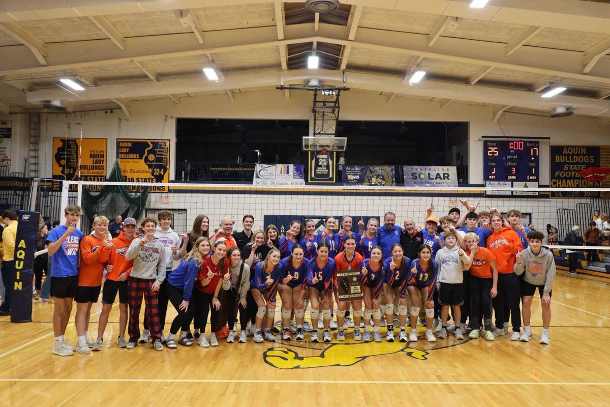 Yeah!! GK embraces the 3-peat and wins a regional against the reigning 1A state champion, Aquin Catholic! #gkcogs #gkathletics