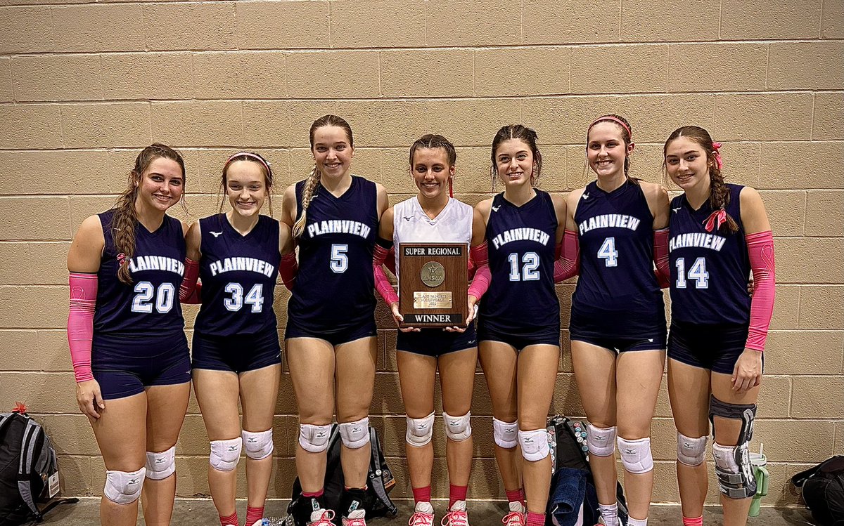 Super Regional Champs! State bound next Tuesday! 💙🐻🏐