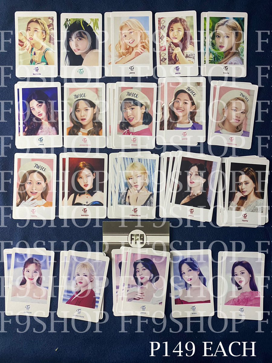 ff9shop's tweet photo. [WTS][PH] #TWICE assorted pcs
highly negotiable (up to 50%+off) esp if ordering multiple pcs.
MOD:
*S C/o (J&amp;T)
*J&amp;T direct/LBC

MOP:
*Gcash/Maya, BDO, Metrobank, Unionbank
*Shopee Pay/COD (add 15% for shopee Fees)
*MIR4 Gold (5:1)

pm/reply if interested. https://t.co/t30Ejl9sTL