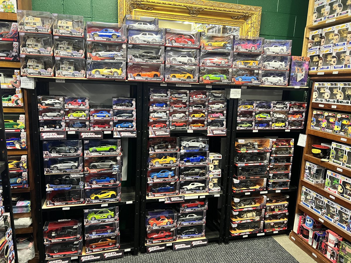 uppersturtstore's tweet photo. Hi guys! We’ve just topped up the #fastandfurious shelves here at the #uppersturtgeneralstore if you’re a car fan you’ll love the vast array of #diecast in store open 10-4pm every day https://t.co/i2YWf8QYLG