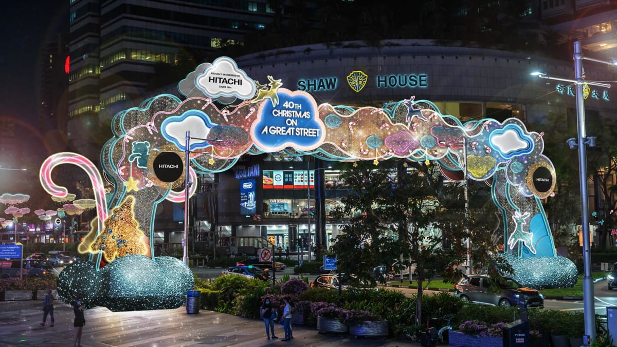 ChannelNewsAsia's tweet photo. This year's Orchard Road Christmas light-up starts on Nov 16, look forward to 3 Christmas villages and a street party https://t.co/pHBSYCFzHj https://t.co/QsWsTmXjCI