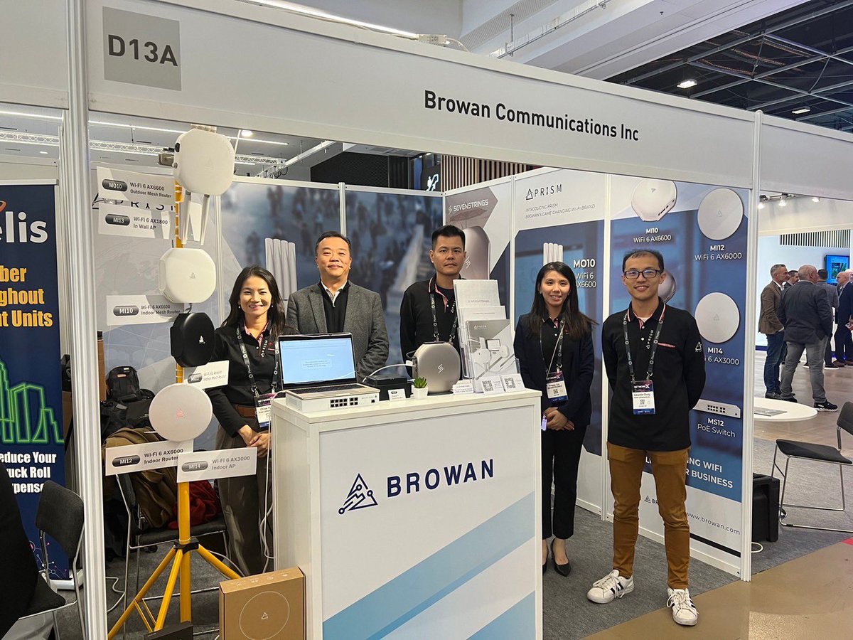 prismwifi's tweet photo. We're privileged to join the #WBA @WBAlliance (WBA) with #NetworkXevent! Many thanks for those who stepped by our booth, during these days, and enabled us to had the opportunity to introduce the latest #WiFi solutions to you.
See ya in the future! https://t.co/JgLVwu6FPI