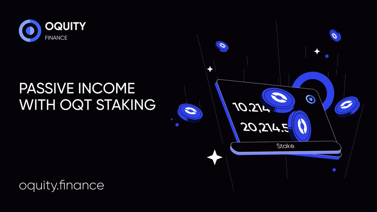 Oquity_'s tweet photo. Explore Oquity's innovative staking system for a chance to earn remarkable rewards and engage in an exciting venture. 🎢🚀

Thread below.

#Oquity #OQTY https://t.co/SUnuPO1N25