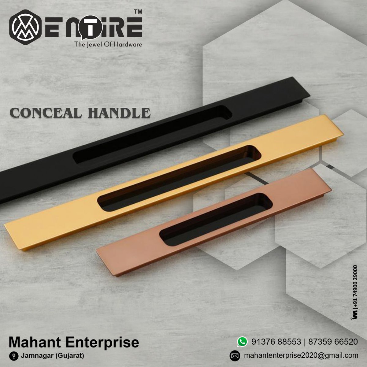 ibais_hardware's tweet photo. MAHANT ENTERPRISE (JAMNAGAR)
For inquiries via WhatsApp click:
https://t.co/rQdVHQmgDm
Mr. Akshit Madhani - 91376 88553
Mr. Vivek Akbari - 87359 66520
#mortisehandle #brassmortise #brassknobs #lockbody #steelknob #aluminiumhandle #handlehardware
.
@IBAISMEDIA https://t.co/2LVn6O3Ltm