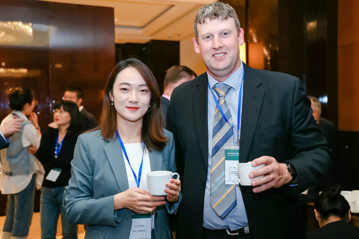 RAGTAU's tweet photo. David Leah & China RAGT rep Yihong Huang at the Australian Grains Export Innovation Centre (AEGIC) Malting Barley Technical Seminars, China 10/23
Find out what David presented to the delegation https://t.co/eUXinz56DF
#RAGTAustralia #thinksolutions #thinkRAGT #RGTplanetbarley https://t.co/lZqux4KxN1