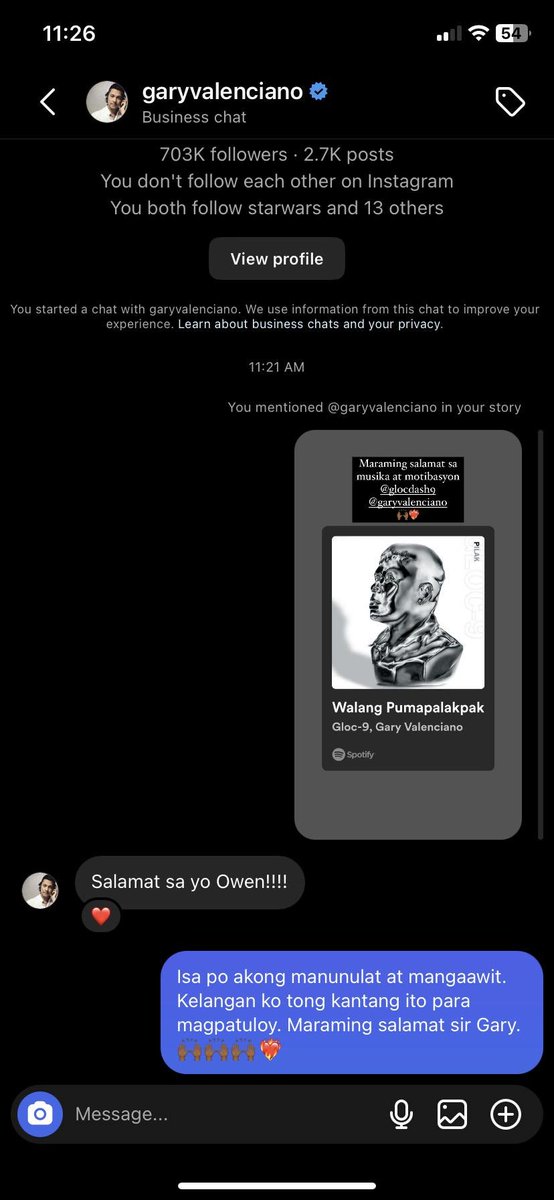 Enough na to na reason para mag patuloy ulit! Salamat Sir Gary V! 
open.spotify.com/track/7KiM2LUb…