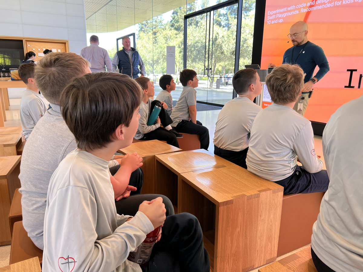 Coding in Apple Park