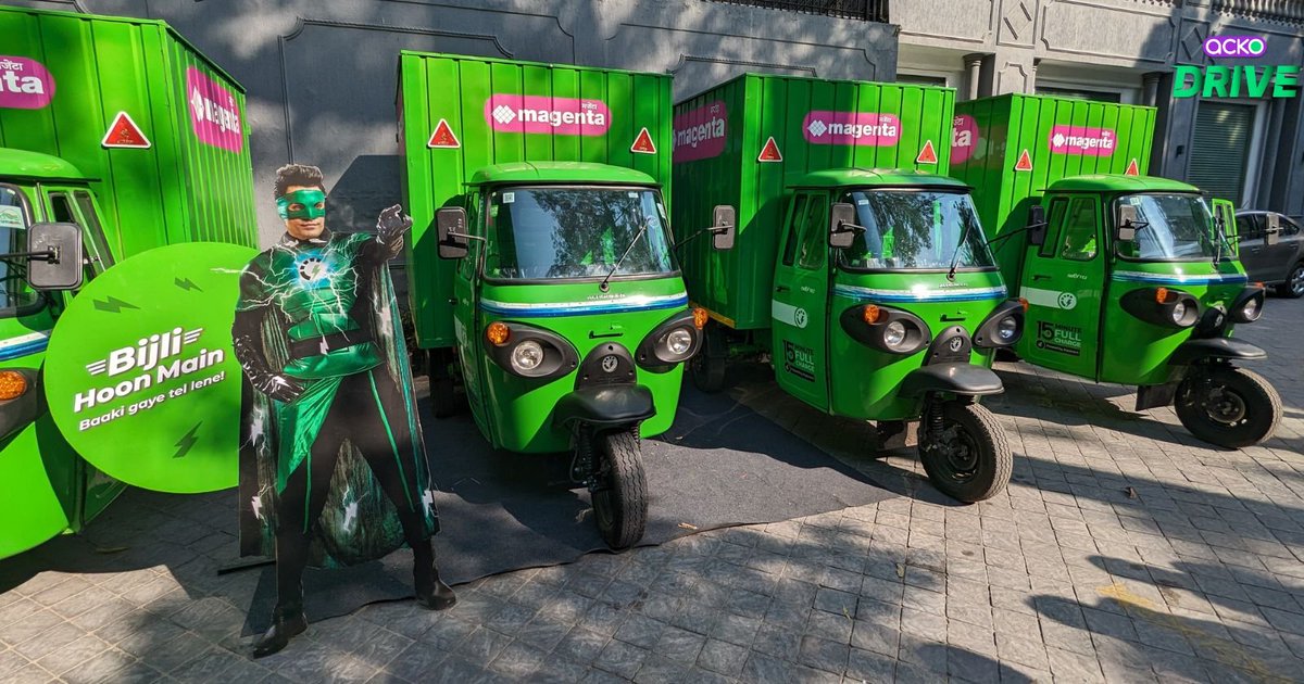 AckoDrive's tweet photo. Altigreen introduces the neEV Tez, an ultra-fast charging electric three-wheeler developed with Exponent Energy. Read in detail about its charging capabilities in the article.
Details >> https://t.co/jSgInSzmvq
#Altigreen #neEVTez #ElectricThreeWheeler #EVcharging https://t.co/9j9aCobLMZ