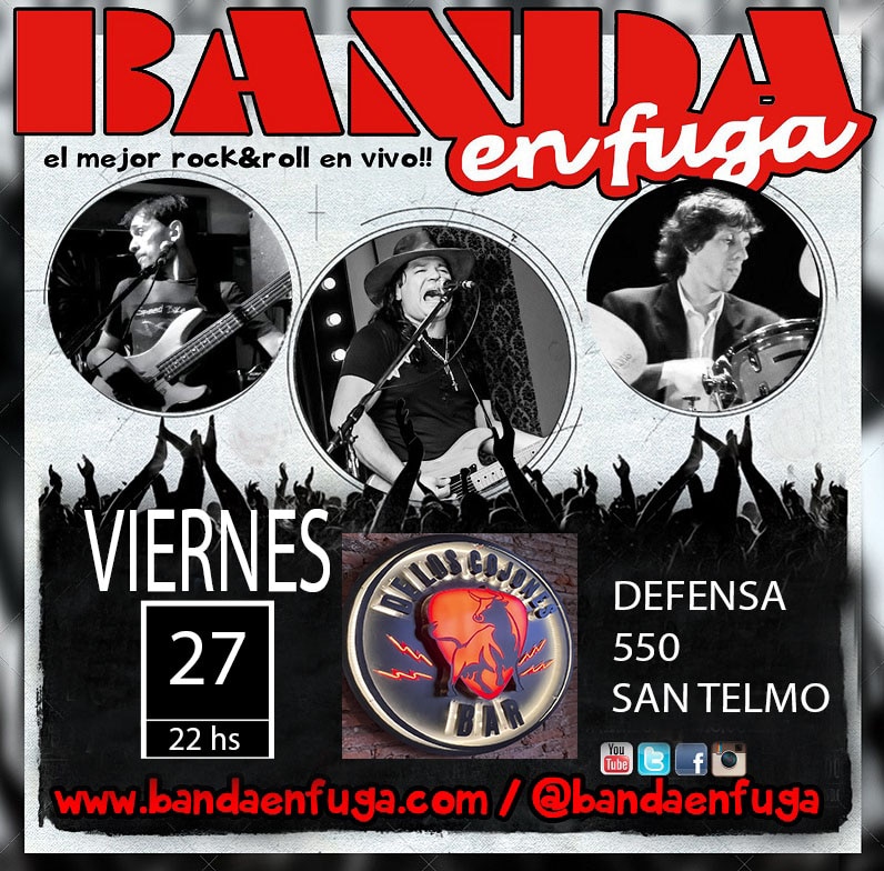 bandaenfuga's tweet photo. HOLA AMIGOS: reserven por mensaje al Instagram del local.
los esperamos . ❤
Reviví los clásicos de rock desde la década del '60 en adelante.
De LosCojones Bar   
#rock #LiveMusic 
#BandaEnVivo #BandaEnFuga 
 #Salida https://t.co/xgoizJp63e