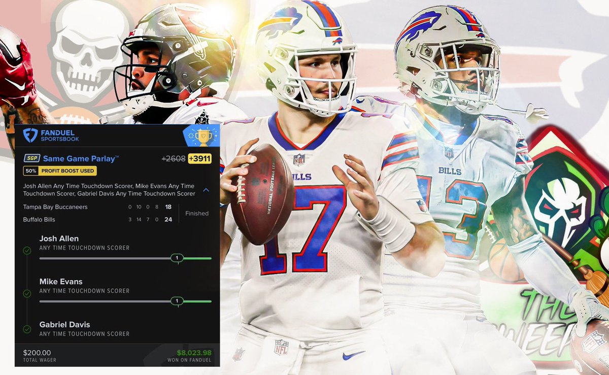 BDunk975's tweet photo. TNF has treated US VERY GOOD these last couple weeks ✅🔥✅🔥 Anytime TD lotto for the WIN. Catch the rest of my plays for $15/Month with the link below. https://t.co/4PqeHGp58W https://t.co/5Qi4w9mbNN