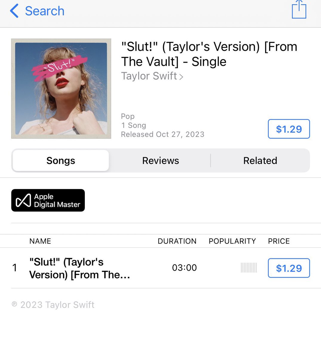 LaPuercaylor's tweet image. Parece que Slut! (Taylor’s Version) sera el primer single de #1989TaylorsVersion  👀