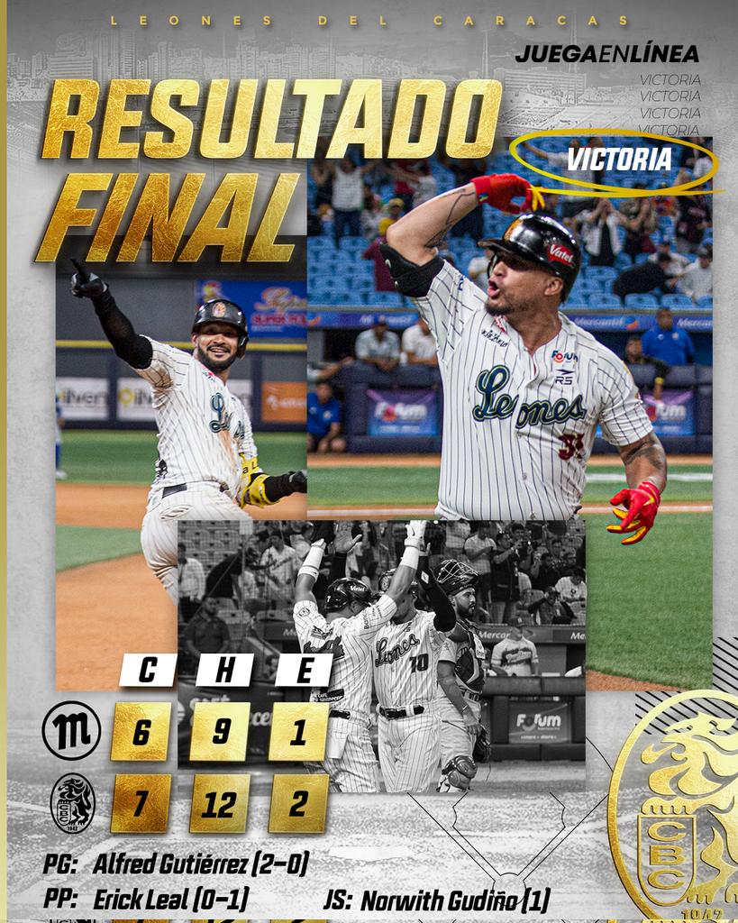 ¡Monumental victoria! 🔥💪

#CaraquistaSoy🦁