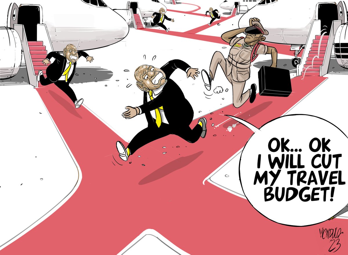 Cartoon for @NationAfrica  #foreigntravel pressure