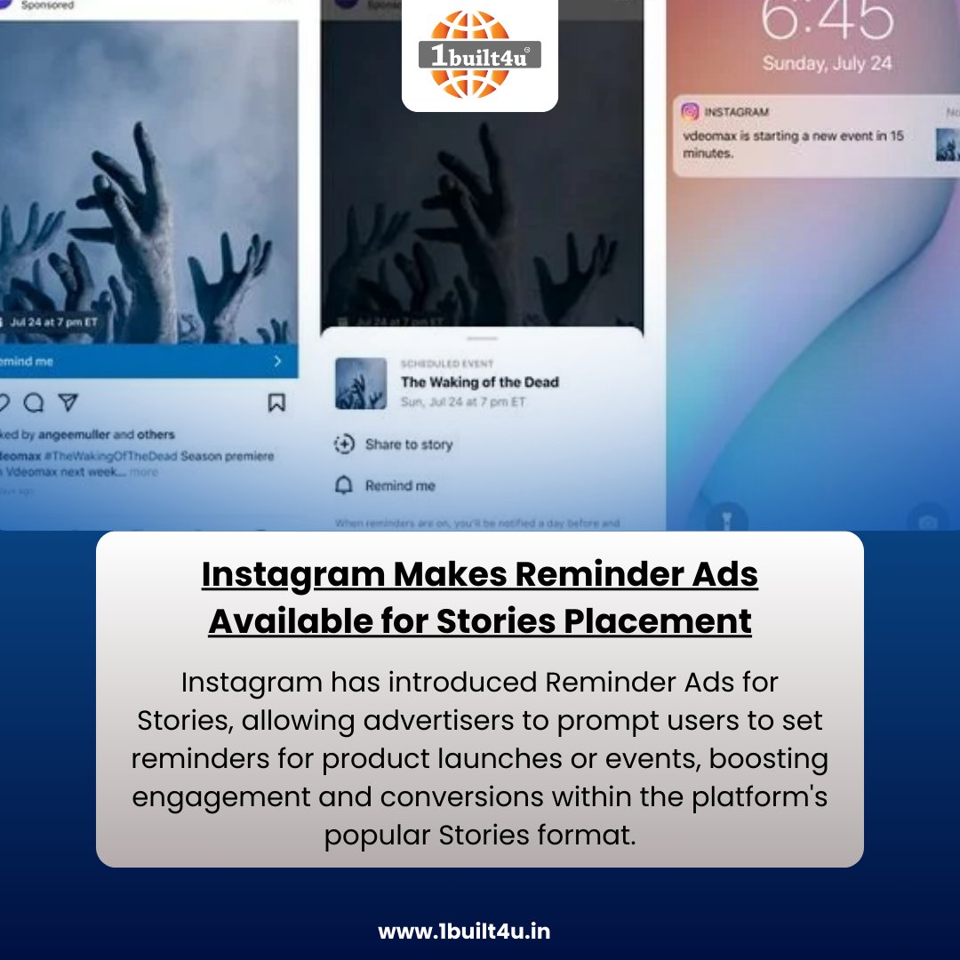1built4u's tweet image. 📰🔔 Breaking News 📰🔔

#1built4u
#InstagramAds
#InstagramStories
#ReminderAds
#SocialMediaMarketing
#DigitalAdvertising
#InstagramMarketing
#AdCampaigns
#AdTech
#OnlineAdvertising
#MarketingNews