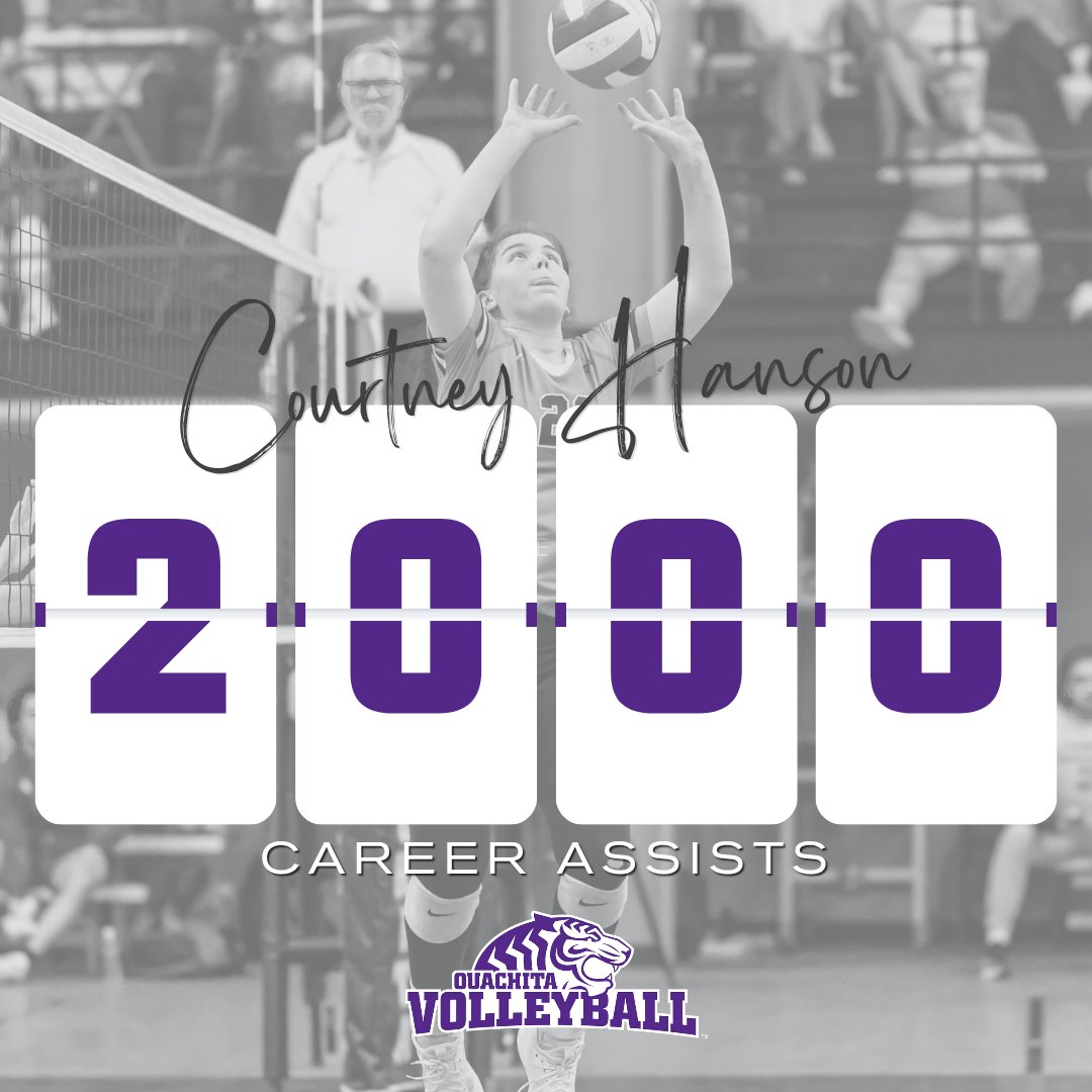 2️⃣0️⃣0️⃣0️⃣ Assists and counting!

Congrats to Courtney, who now ranks fifth all-time in career assists at Ouachita! 

#BringYourRoar