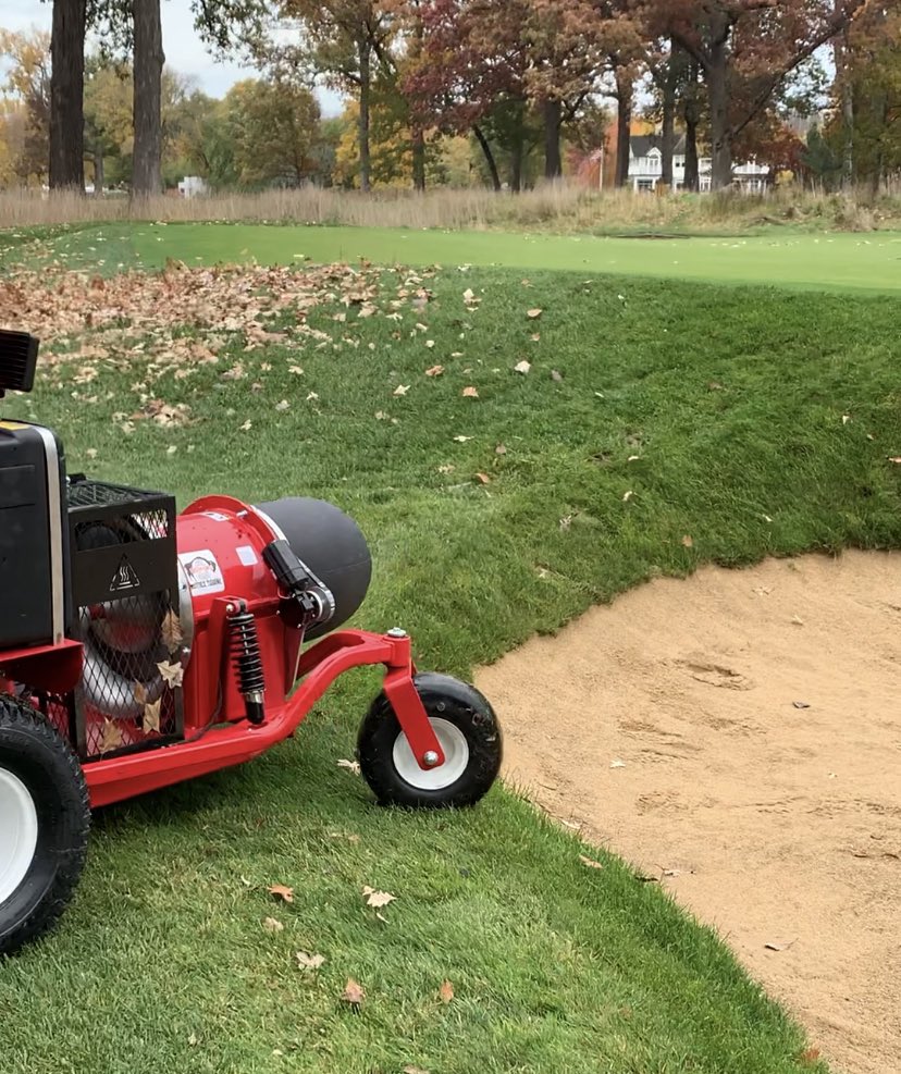 KlossDavid's tweet photo. Add it to your Christmas list!  @RevelsTractor @BuffaloTurbine 
Buffalo Turbine Blitz Stand-On 
debris blower (40HP).  Clear/clean more areas with speed and ease! https://t.co/pRUPcYJ3pg