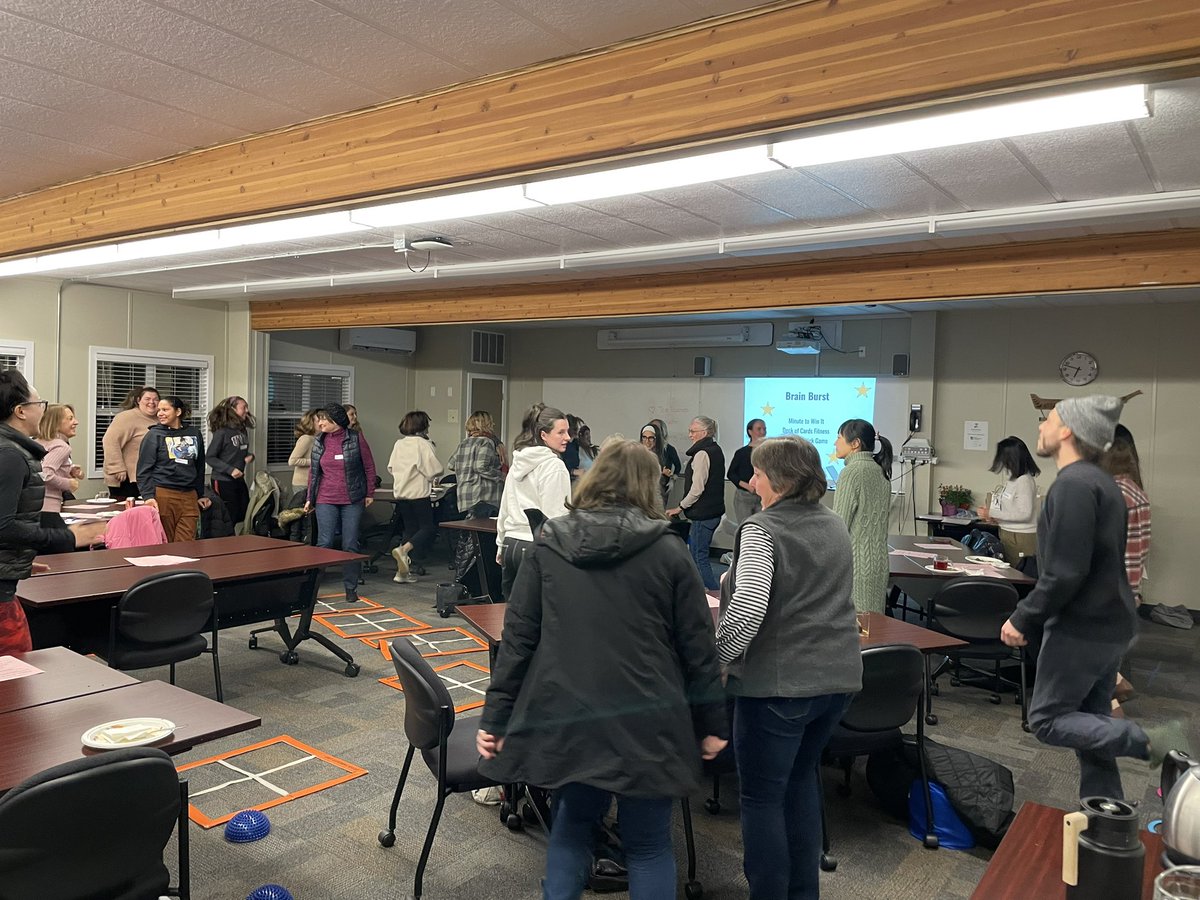 It is always a good time to ‘make movement matter’! Thank you @plsd45 & @DNelsonAcademy for sharing the power of physical literacy with @WestVanSchools childcare providers on school grounds. Lots of ah ha moments, giggles & resources to make movement happen tomorrow & beyond!