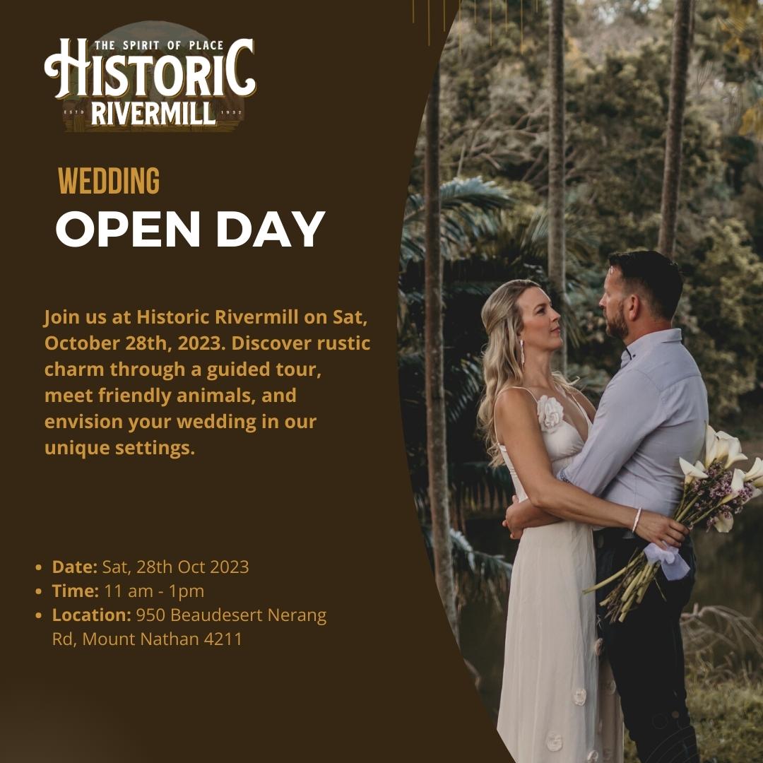 Save the date: 28th October '23! Explore Historic Rivermill's rustic charm on our Open Day. DM us to confirm attendance.

#HistoricRivermillOpenDay #RusticWeddingVenue #DreamWeddingSpot #WeddingVenueTour
