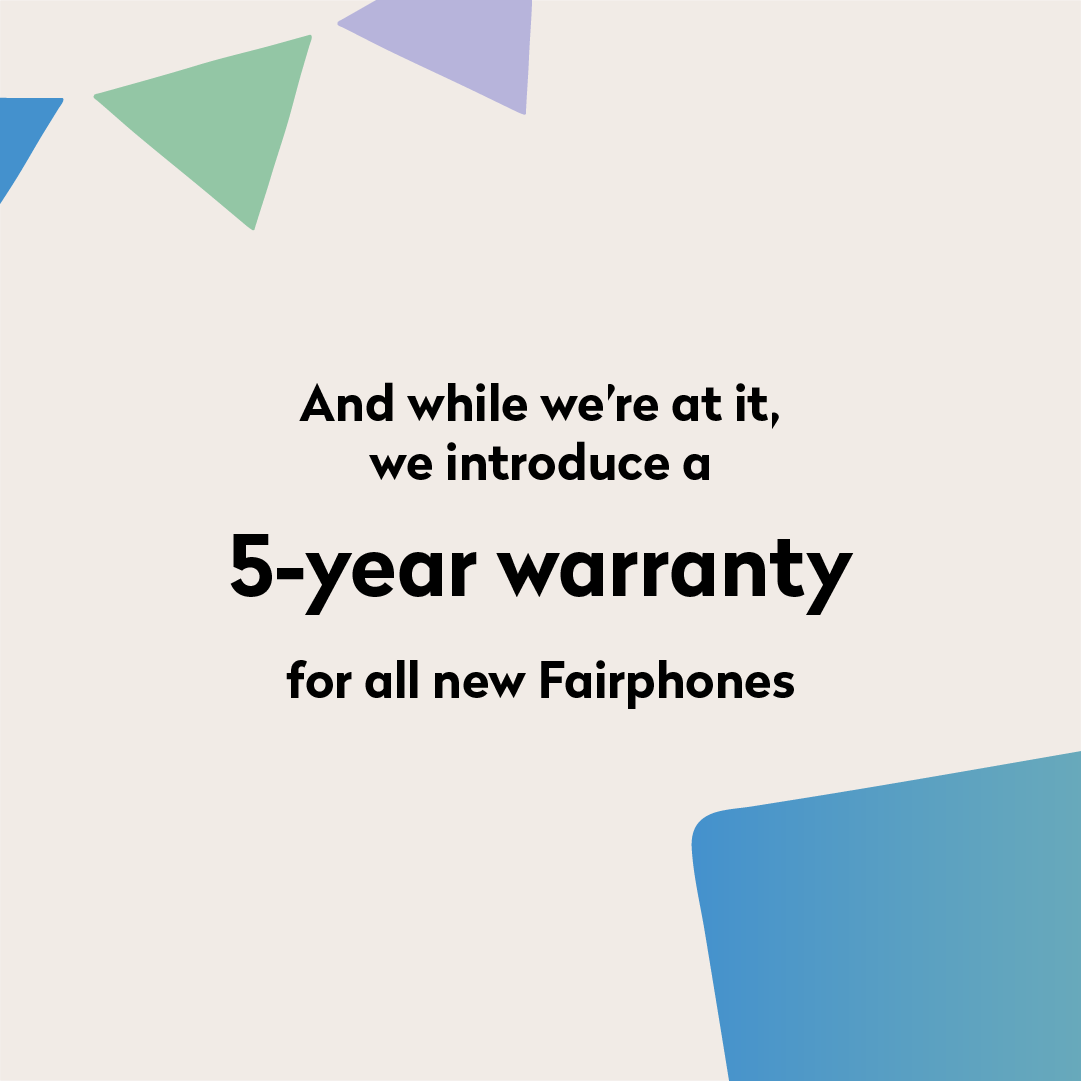 Fairphone tweet media