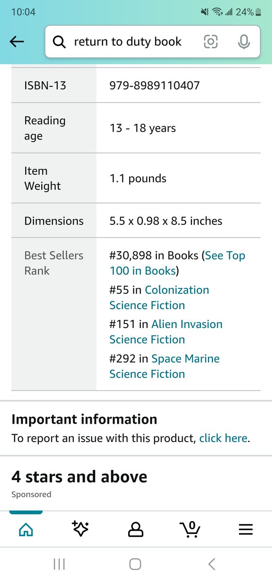 DustinWAuthor's tweet photo. I "quiet" launched Return to Duty on Amazon in paperback. Reaching Top 50 in one category. eBook and Audible versions coming soon. What an exciting journey! https://t.co/ZtqdwPVGxb