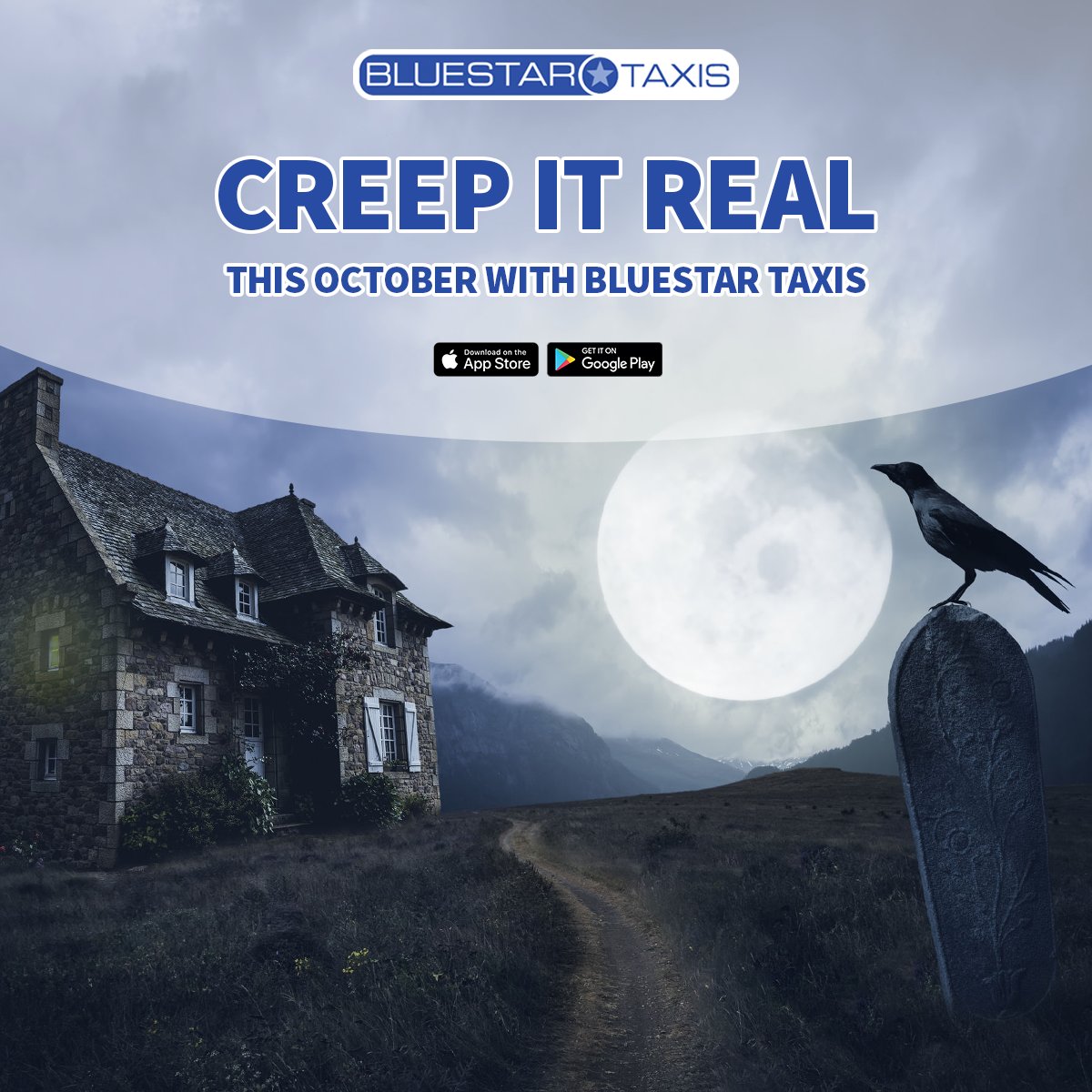 Skip the broomstick traffic and get whisked you away to your Halloween destination! 👻🌃
Creep it real when you book with Bluestar Taxis. ⤵️
📲 onelink.to/blue
#BluestarTaxis #ExploreWigan