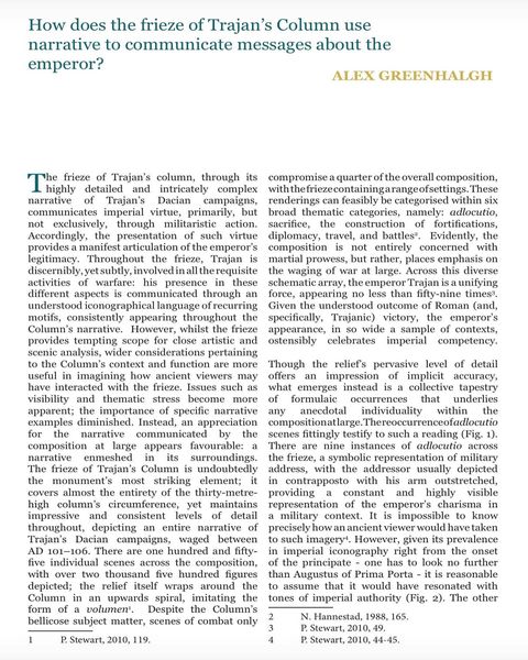 Alexandria: The Oxford Undergraduate Classics Journal issuu.com/alexandriaclas… The first third of last term’s issue!! If anyone’s inspired to submit their own piece (even just a tutorial essay reconfigured), we’d love to have you!