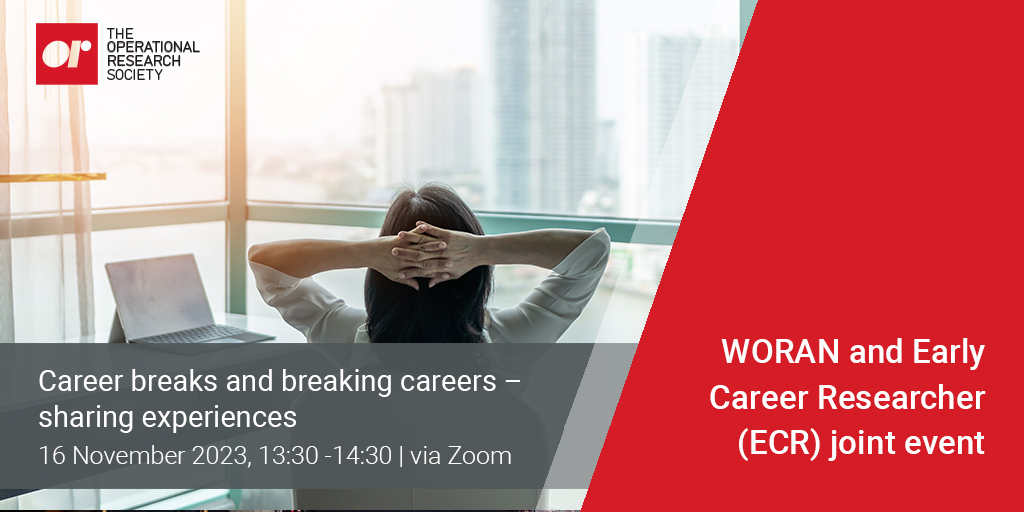 TheORSociety's tweet photo. 😁Join us for a joint online event between the Early Career Researchers (ECR) Network and the Women in OR &amp; Analytics Network in November.

👉Find out more: https://t.co/WiSy38w4dH

#ThisIsOR #ORMS #TheORSociety #WORAN #ECR https://t.co/P17GFopUxf
