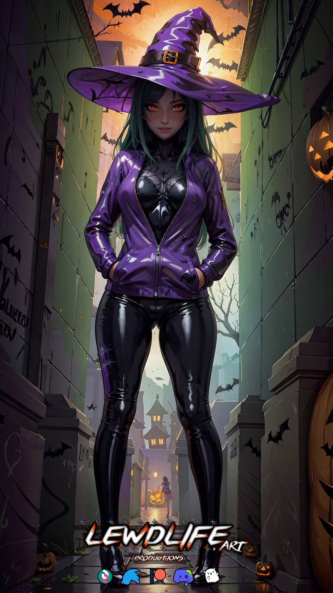 So, you think you can handle me?

#HotWitchChallenge #AIHalloween2023

#AIArt #AIイラスト #AIArtCommunity #HalloweenArtsEvent #AIGirl