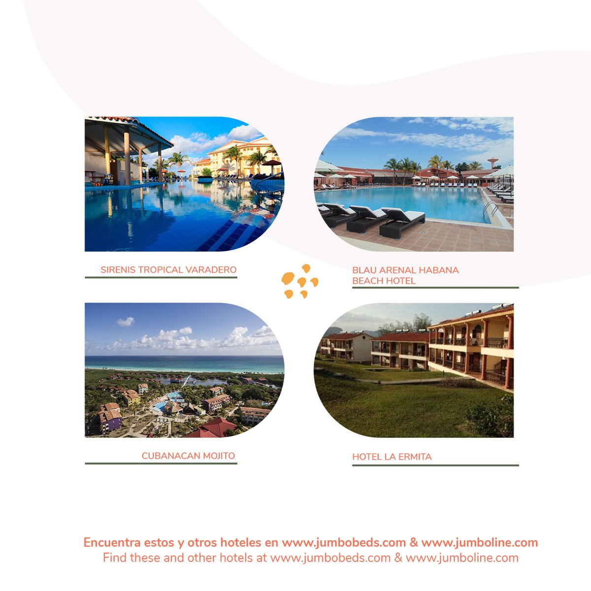 Every corner of Cuba is overflowing with history, where the rhythm of the music and the warmth of its people take a leading role. #Jumbobeds is your perfect ally for offering your clients the best accommodations during their visit to this Caribbean gem.