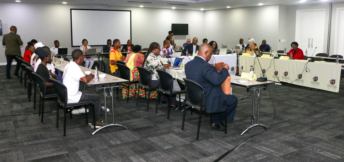 JacobMamaboloSA's tweet photo. [PICTURES] #TeamTreasury and I are currently attending a @GPLegislature Finance Portfolio Committee meeting. The Committee performs oversight over the Provincial Treasury and its utilisation of financial and other resources. #GrowingGautengTogether https://t.co/C5kv6cm4Mk