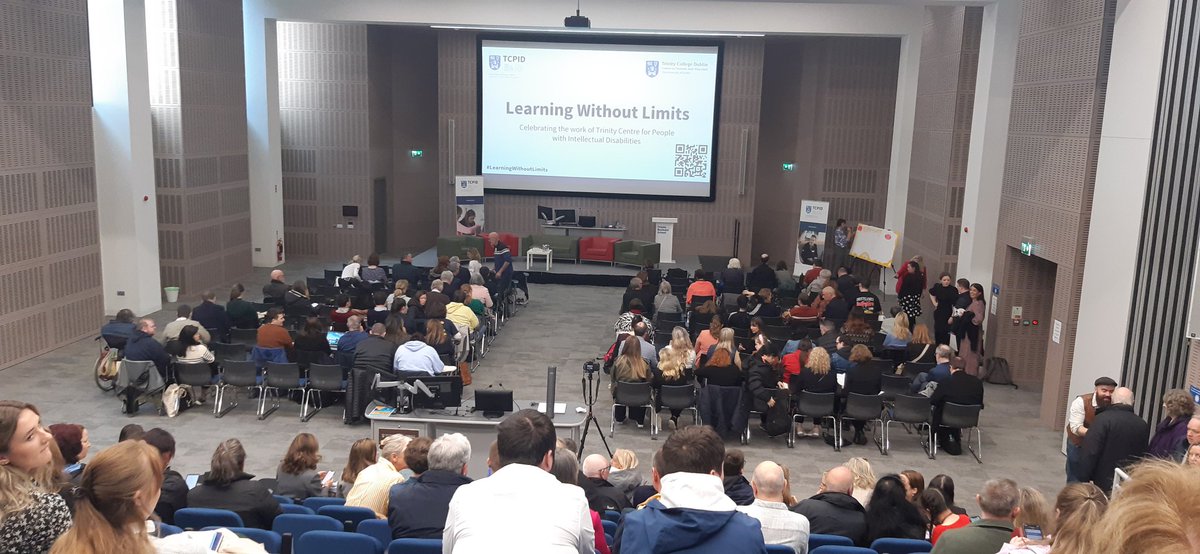 Delighted to be at the @IDTCD Learning Without Limits event today, looking forward to celebrating all their great work! #LearningWithoutLimits