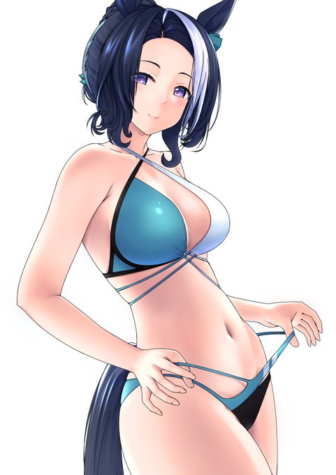 #ウマ娘 メジロラモーヌお姉様のビキニ姿はお美しい✨