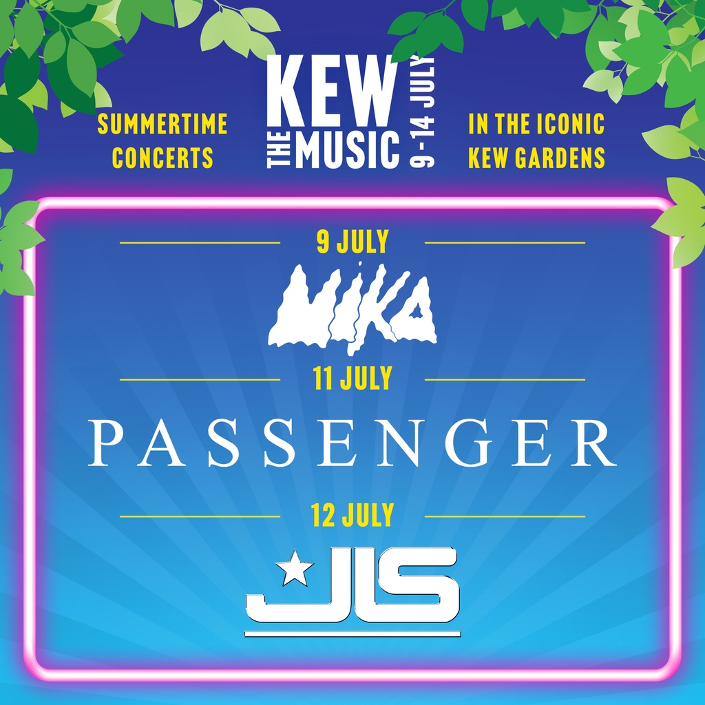 As we head into winter we thought we would brighten your day with summer feels! 🌞😎 We have announced 3 headline shows for Kew The Music! We go on sale next Friday 10am 🎫⏰ kewthemusic.org