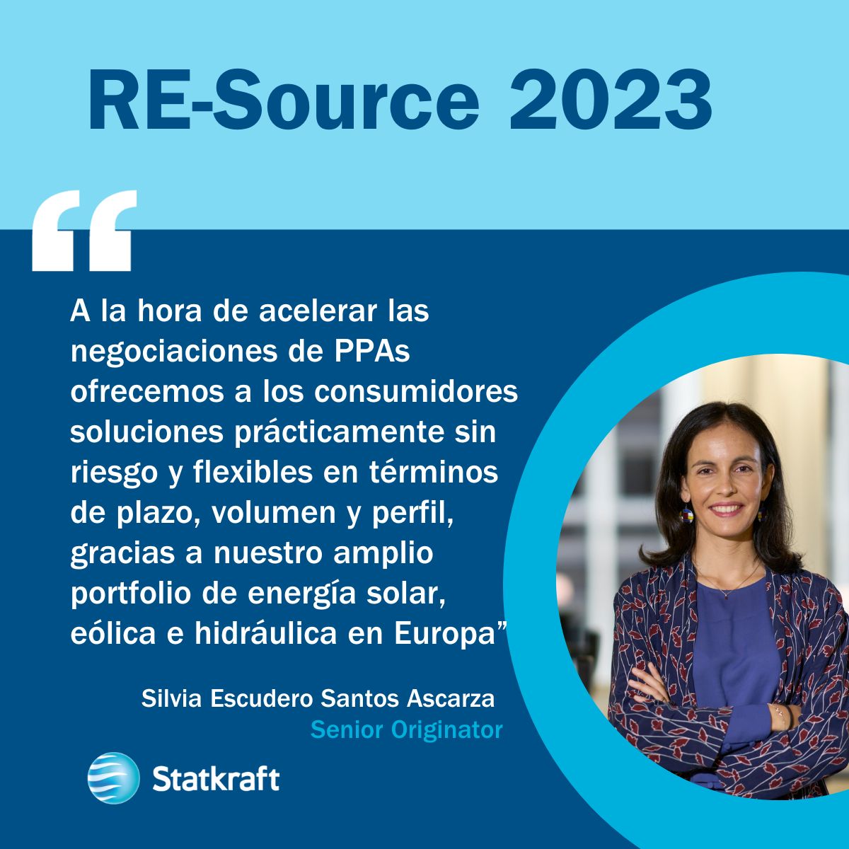 Nuestra compañera Silvia Escudero ha compartido hoy en la mesa 'Accelerating PPA negotiations' en @RE_Source_EU, su experiencia para acelerar las negociaciones de los PPA que en muchos casos son largas y complejas. La clave: soluciones ⬇️riesgo y flexibles. #RESource2023 #PPA