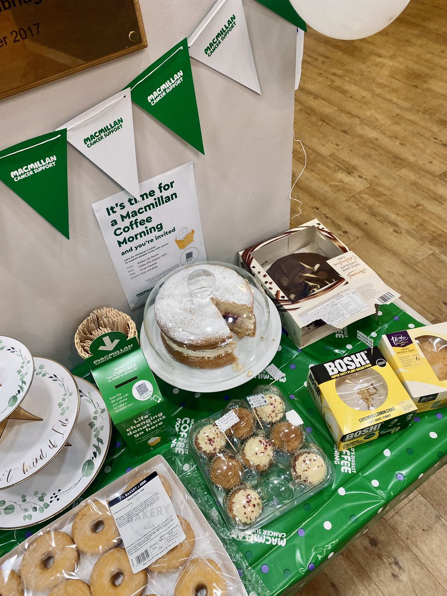 LifeRooms_MC's tweet photo. At our #Walton site this morning, we’re raising money for @macmillancancer with our very own #MacmillanCoffeeMorning 💚

Pop down for some sweet treats in aid of MacMillan Cancer Support 👇

📍The Life Rooms Walton, Evered Avenue L9 2AF https://t.co/3GhkUsPQz4
