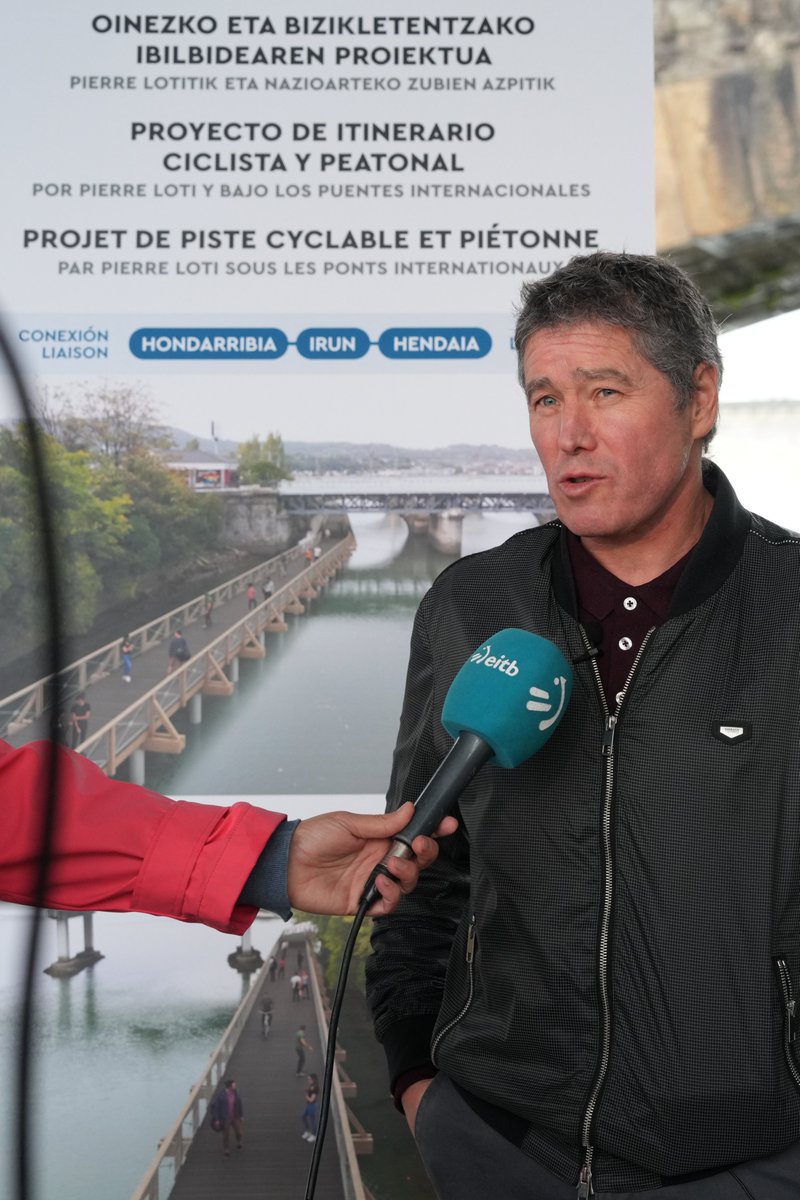industriaEUS's tweet photo. 🦩🌾 Las obras del nuevo itinerario ciclista y peatonal que conectará Hondarribia, Irun y Hendaia comenzarán los próximos días.

El nuevo recorrido de 1,2 km impulsará la movilidad sostenible, respetando la biodiversidad de la bahía de Txingudi.

 📎 https://t.co/DMrM8bTMGz