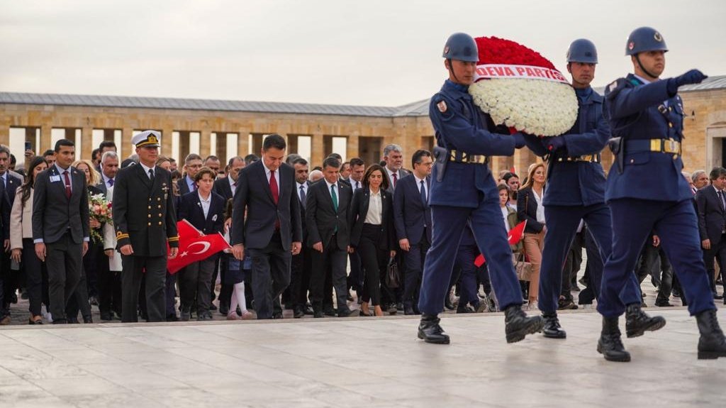 DevaSincan's tweet photo. Cumhuriyetin 100.yılı genel başkanımız Ali Babacan, ilçe başkanımız Halil Aslan ve teşkilatımız ile birlikte Anıtkabir'e çıktık.🇹🇷
Bu vesile Cumhuriyetimizin 100. Yılını kutluyoruz.🇹🇷
@alibabacan @avidrissahin @hasankaraltr @erginsadullah @nutkuakin @halilaslan06 @devaankarada https://t.co/Yu7zC5pik3