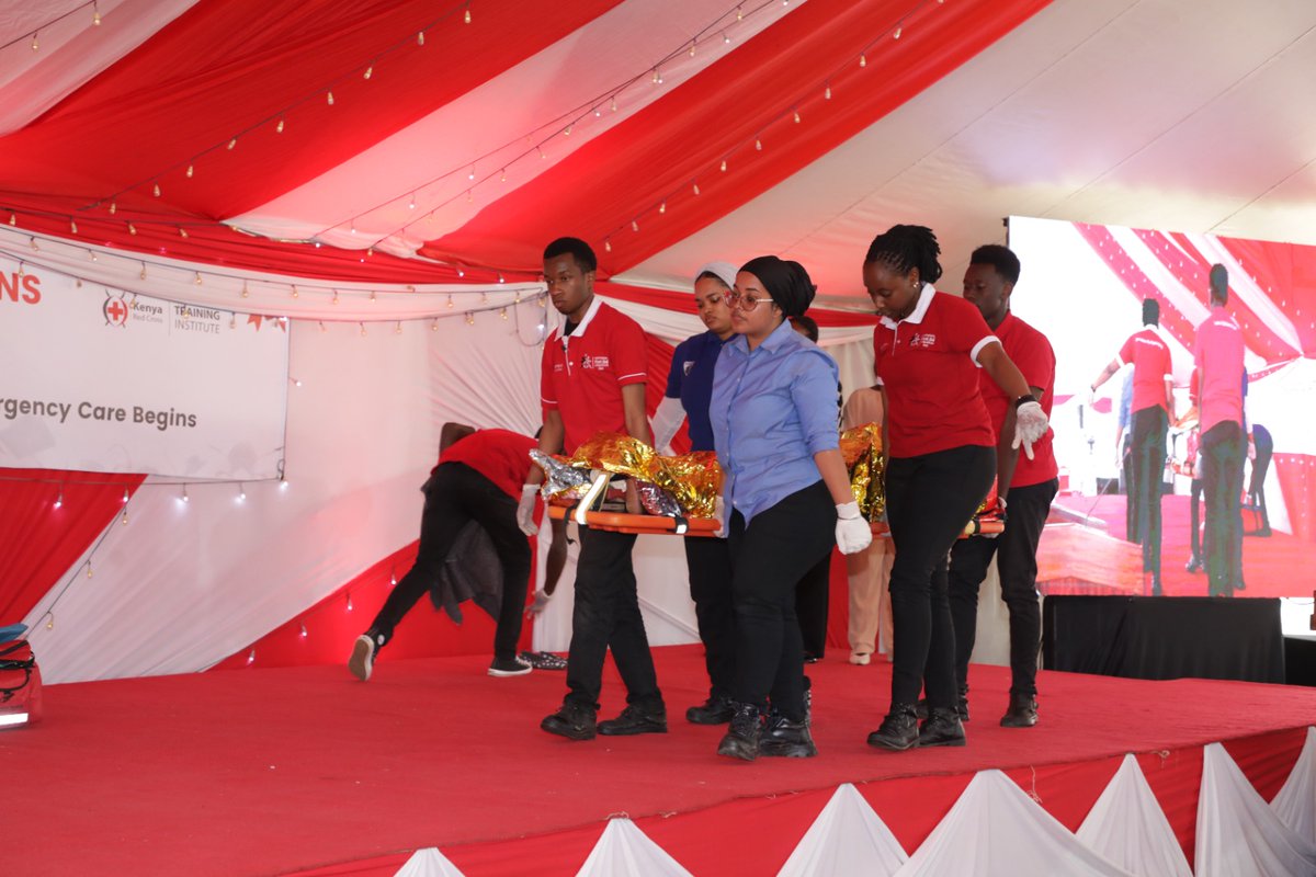 KRCTI_Kenya's tweet photo. @KRCTI_Kenya Students demonstrating how to perform Prehospital Care in the event of a motorbike accident at the #9thGraduation Ceremony.
Learn a Skill, Save a Life! https://t.co/opqt3jrWzs