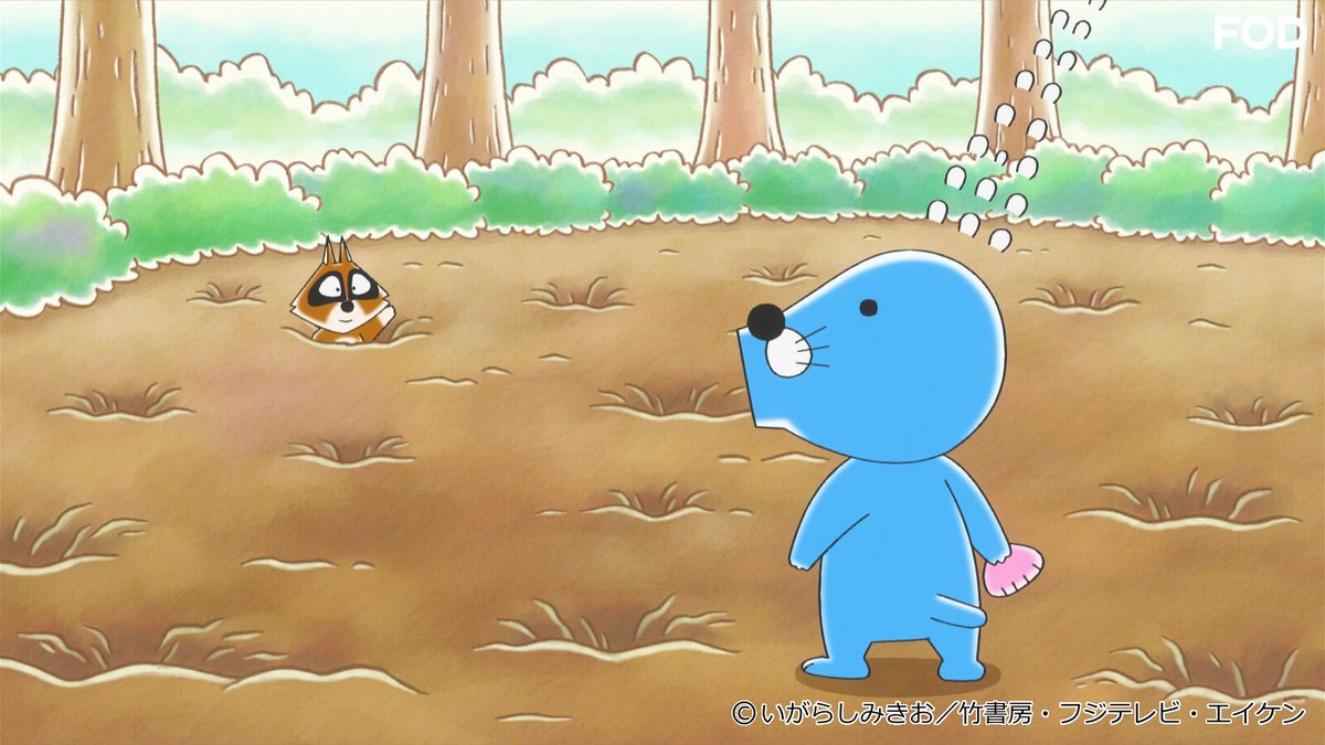 ぼのぼの様 アニメ『#ぼのぼの』 #382 を見逃し無料配信開始！🆓 「秘密の穴