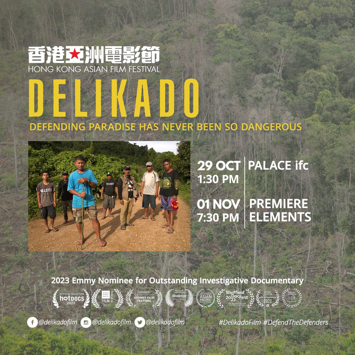DelikadoFilm (@delikadofilm) on Twitter photo Catch the final two screenings of Emmy-nominated Delikado at the Hong Kong Asian Film Festival! Tickets here: hkaff.asia/en/film/2023/d… Catch the final two screenings of Emmy-nominated Delikado at the Hong Kong Asian Film Festival! Tickets here: hkaff.asia/en/film/2023/d…