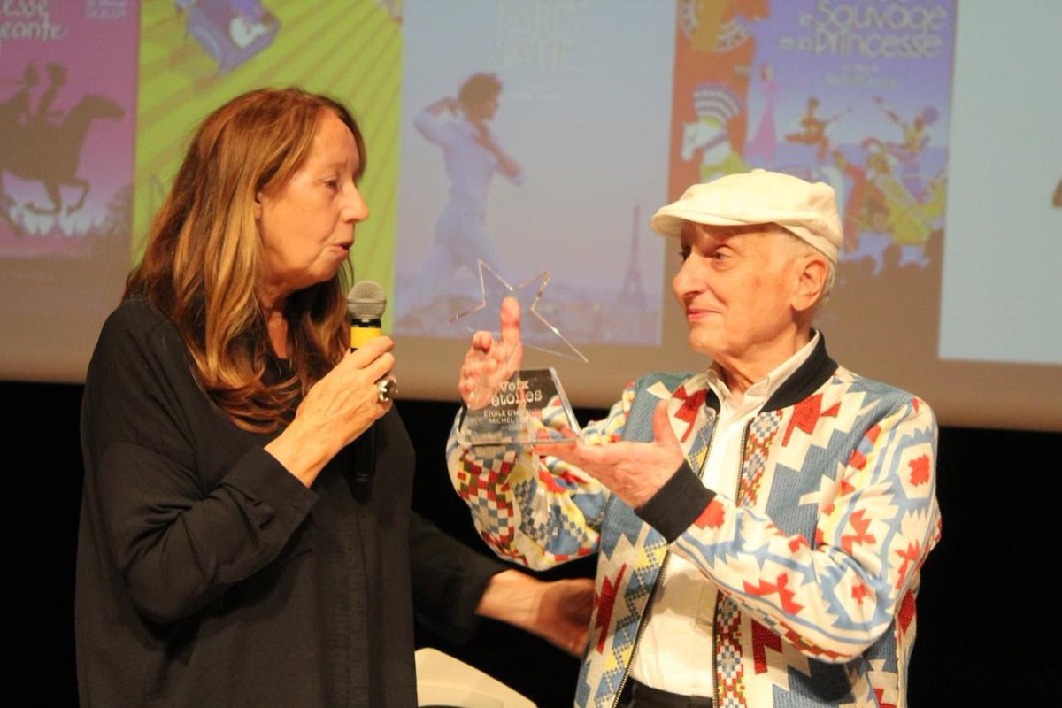 monique_ching's tweet image. Séquence émotion et grande fierté de remettre l’Etoile du @voixdetoiles à #MichelOncelot, réalisateur de Kirikou, Dilili à Paris … et tant de films d’animation extraordinaires #Leucate #PortLeucate @InfoLeucate